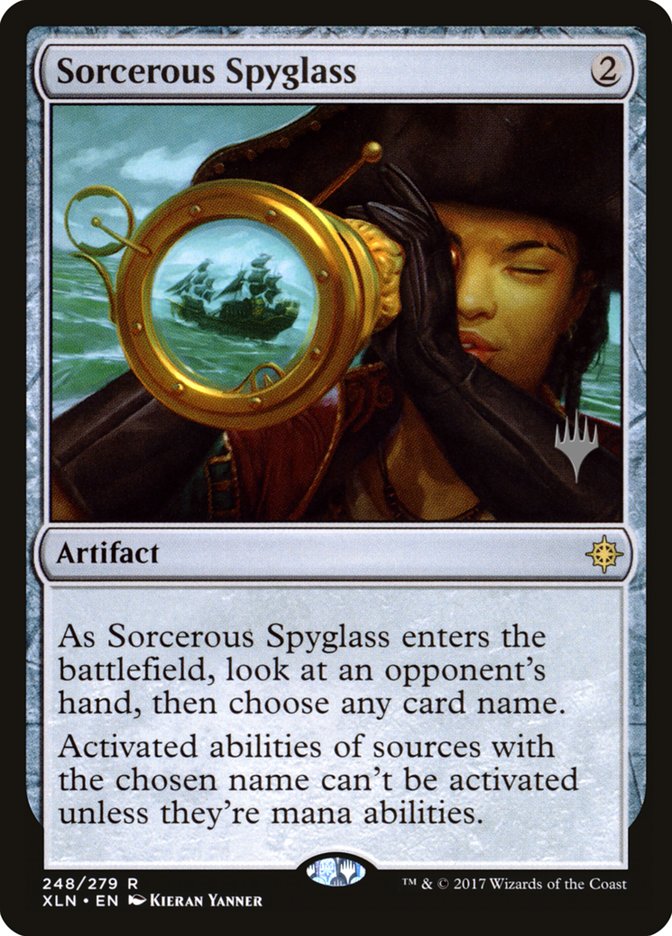 Sorcerous Spyglass (Promo Pack) [Ixalan Promos] | Devastation Store