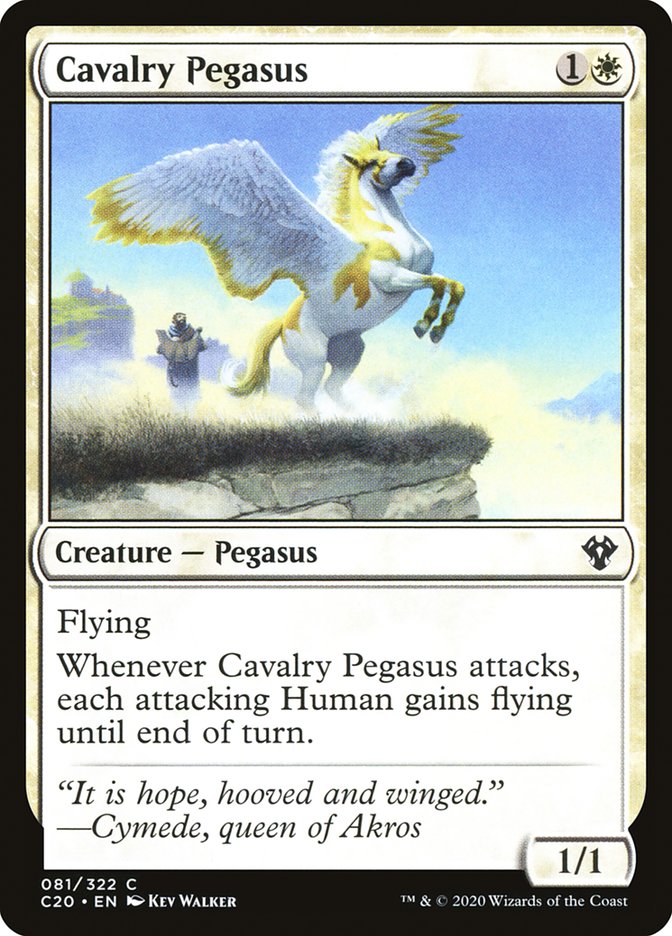 Cavalry Pegasus [Commander 2020] | Devastation Store