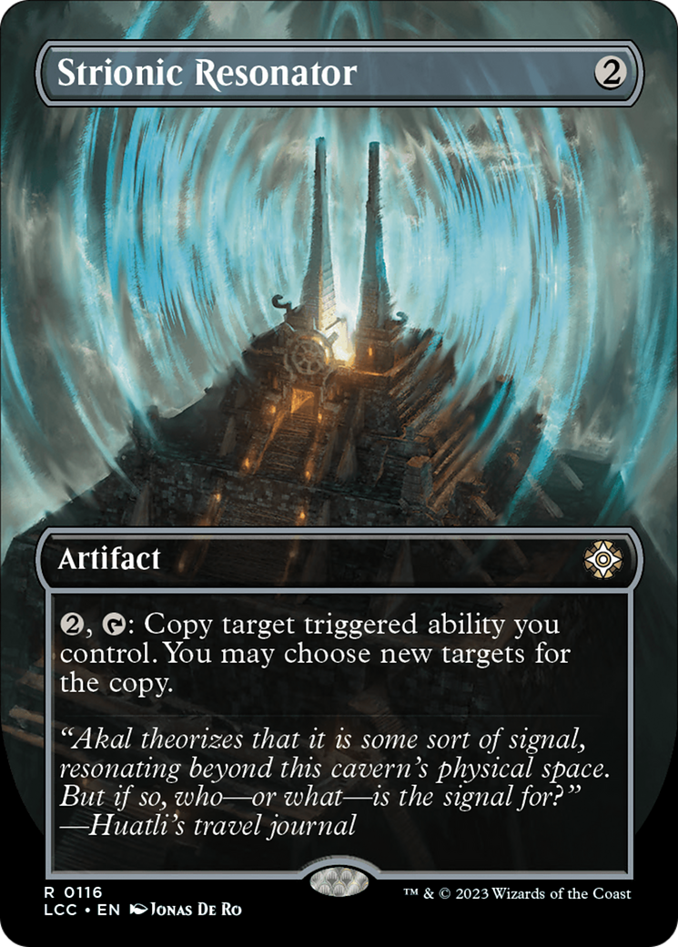 Strionic Resonator (Borderless) [The Lost Caverns of Ixalan Commander] | Devastation Store