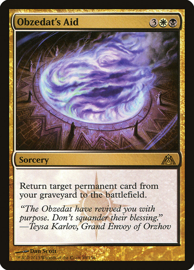 Obzedat's Aid [Dragon's Maze] | Devastation Store