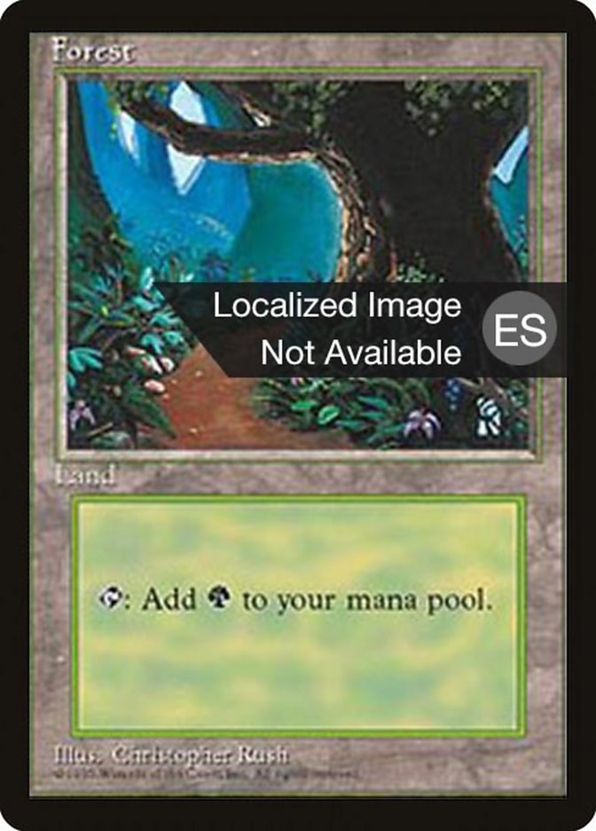 Forest (B) [Fourth Edition (Foreign Black Border)] | Devastation Store