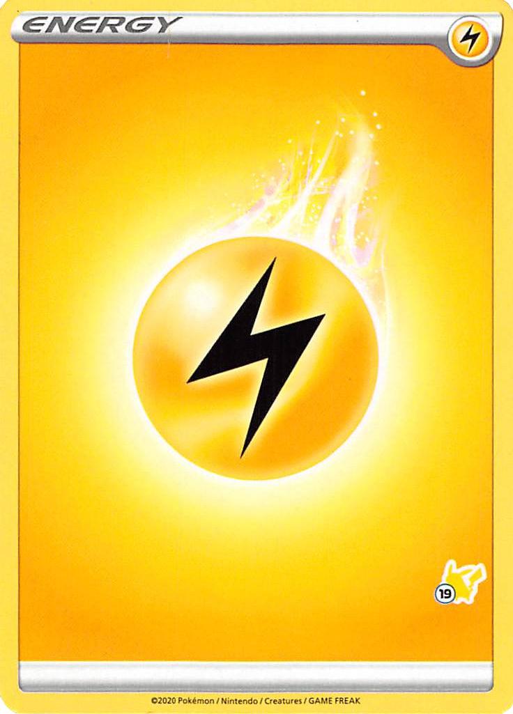 Lightning Energy (Pikachu Stamp #19) [Battle Academy 2022] | Devastation Store