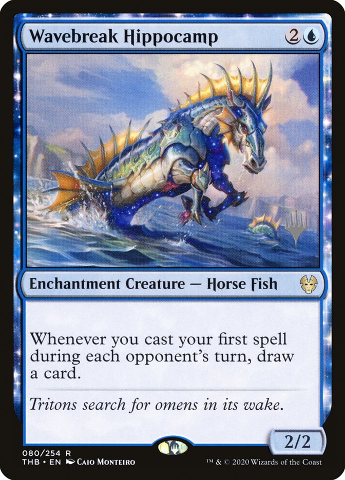 Wavebreak Hippocamp (Promo Pack) [Theros Beyond Death Promos] | Devastation Store