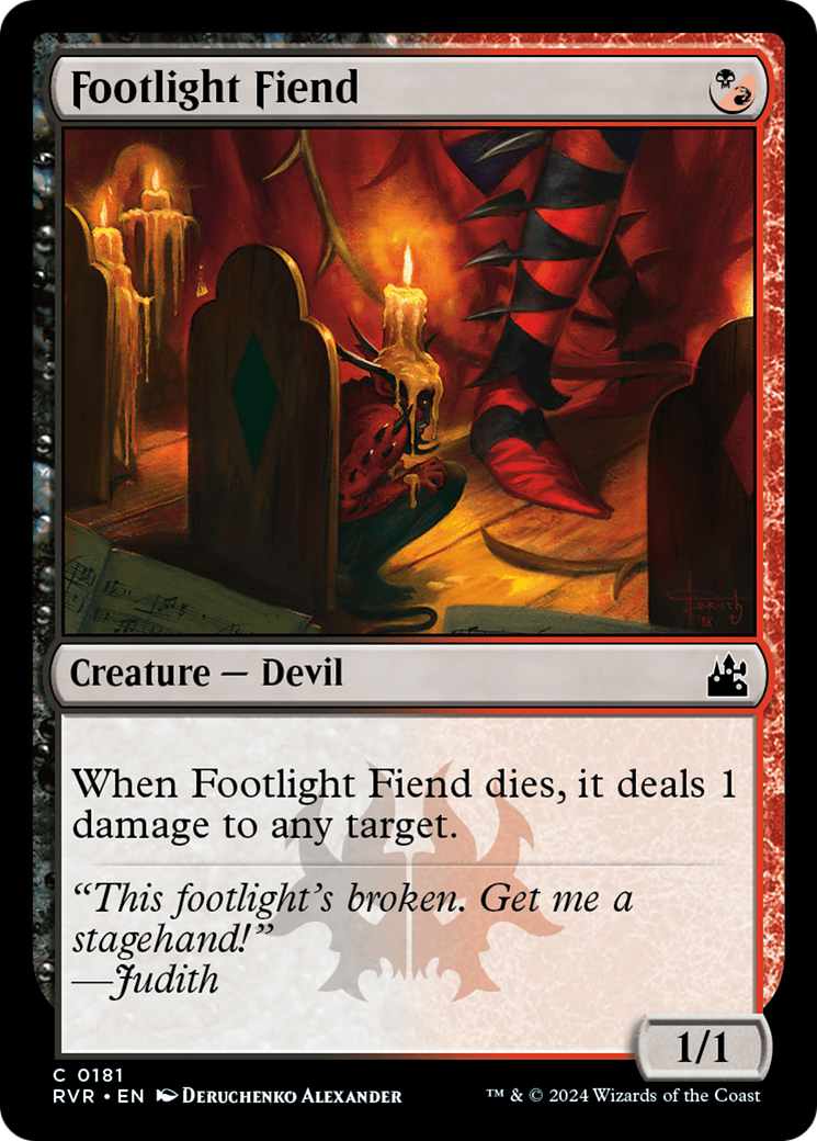 Footlight Fiend [Ravnica Remastered] | Devastation Store