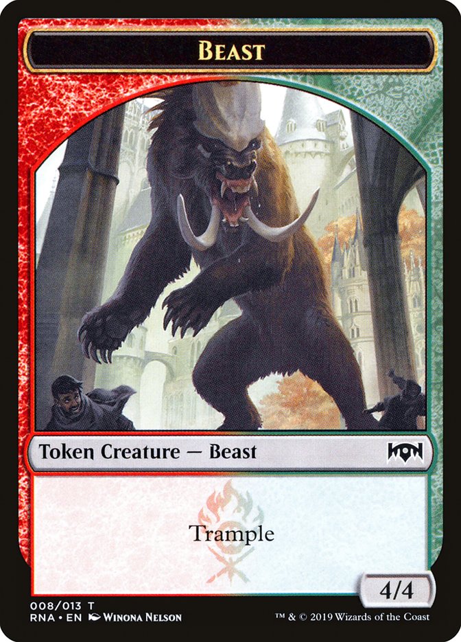 Beast [Ravnica Allegiance Tokens] | Devastation Store