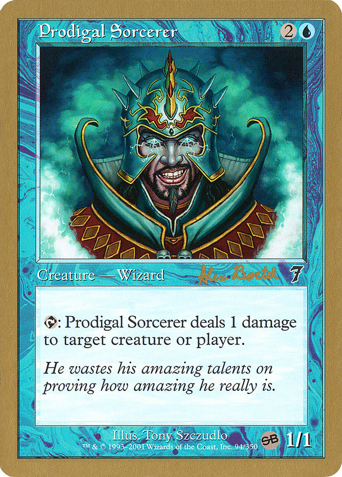 Prodigal Sorcerer (Alex Borteh) (SB) [World Championship Decks 2001] | Devastation Store