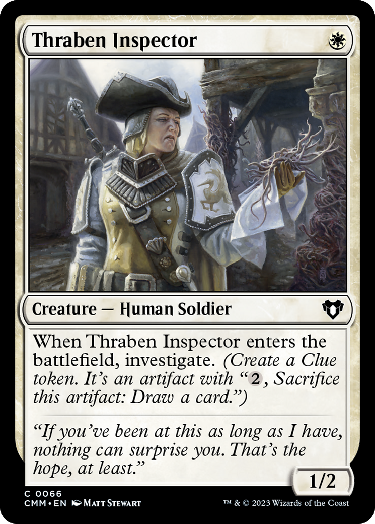 Thraben Inspector [Commander Masters] | Devastation Store