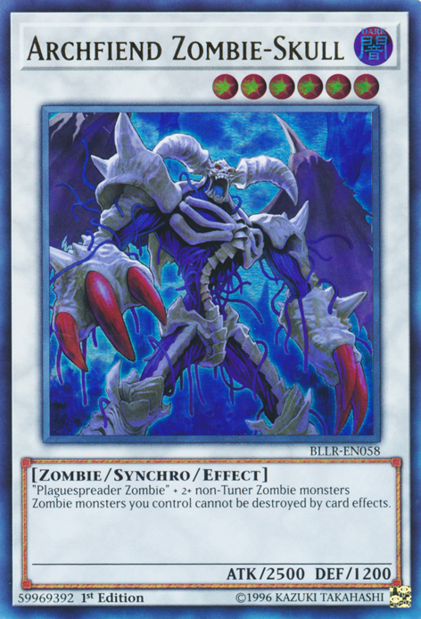 Archfiend Zombie-Skull [BLLR-EN058] Ultra Rare | Devastation Store