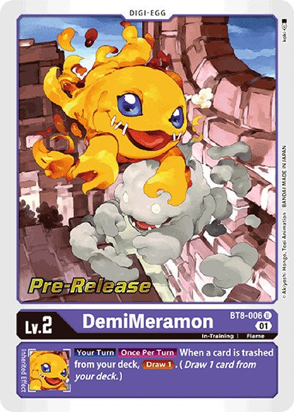 DemiMeramon [BT8-006] [New Awakening Pre-Release Cards] | Devastation Store
