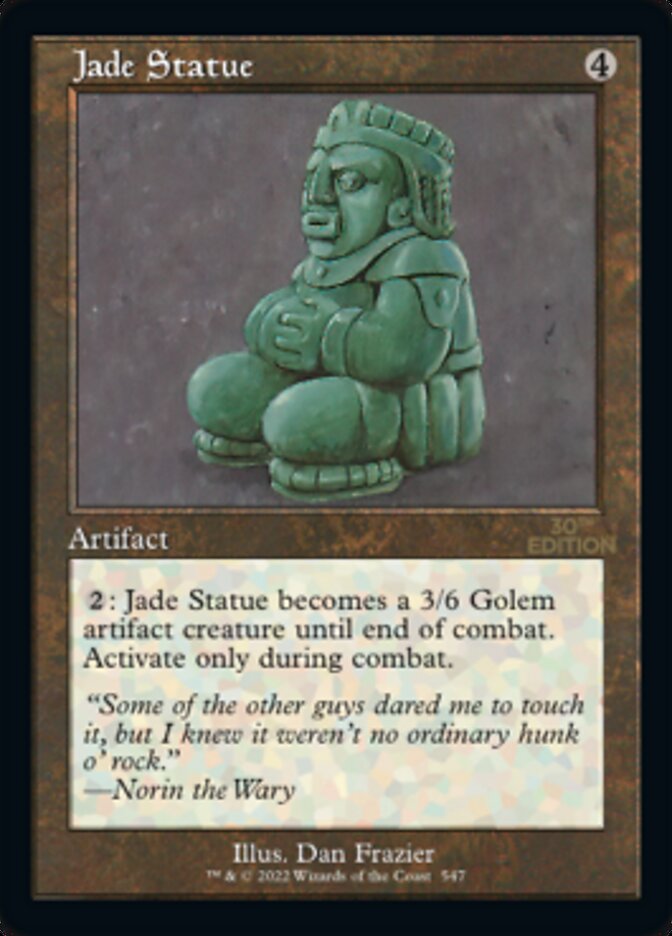 Jade Statue (Retro) [30th Anniversary Edition] | Devastation Store
