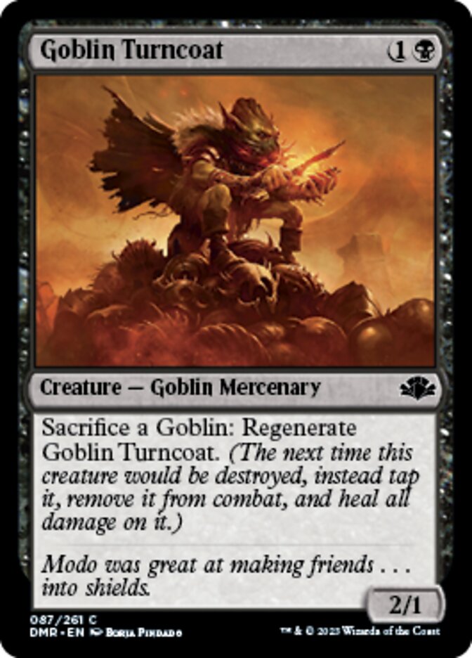 Goblin Turncoat [Dominaria Remastered] | Devastation Store