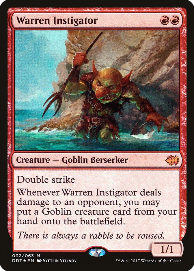 Warren Instigator [Duel Decks: Merfolk vs. Goblins] | Devastation Store