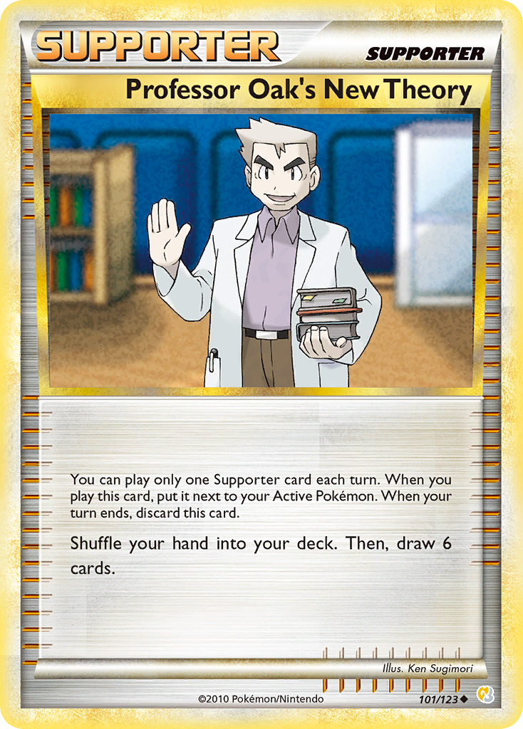 Professor Oak's New Theory (101/123) [HeartGold & SoulSilver: Base Set] | Devastation Store