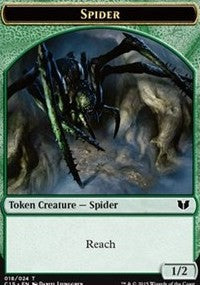 Spider // Dragon Double-Sided Token [Commander 2015 Tokens] | Devastation Store