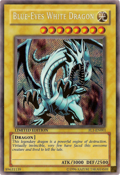 Blue-Eyes White Dragon [FL1-EN001] Secret Rare | Devastation Store