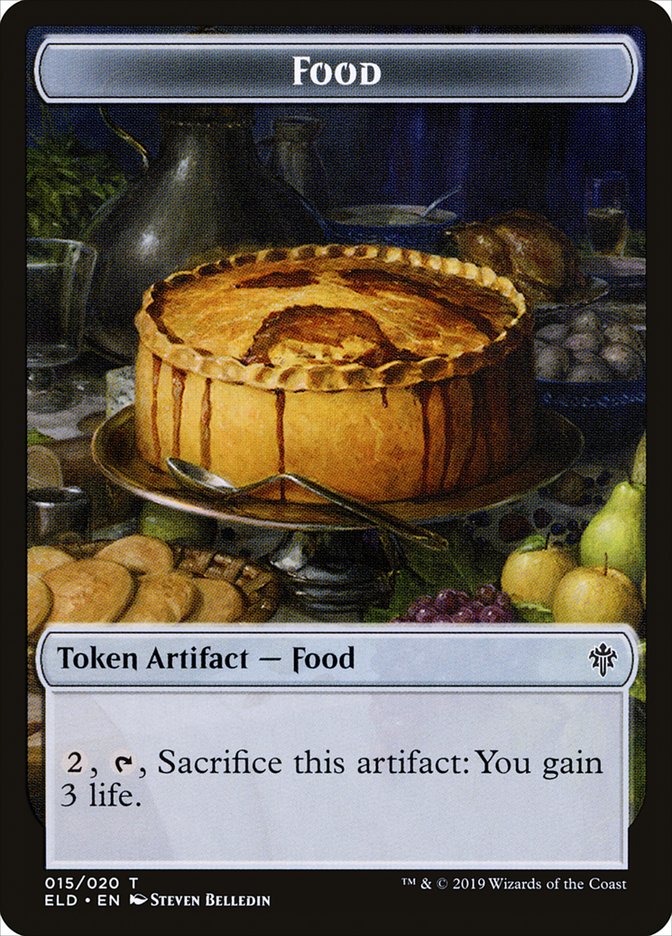 Food (015/020) [Throne of Eldraine Tokens] | Devastation Store