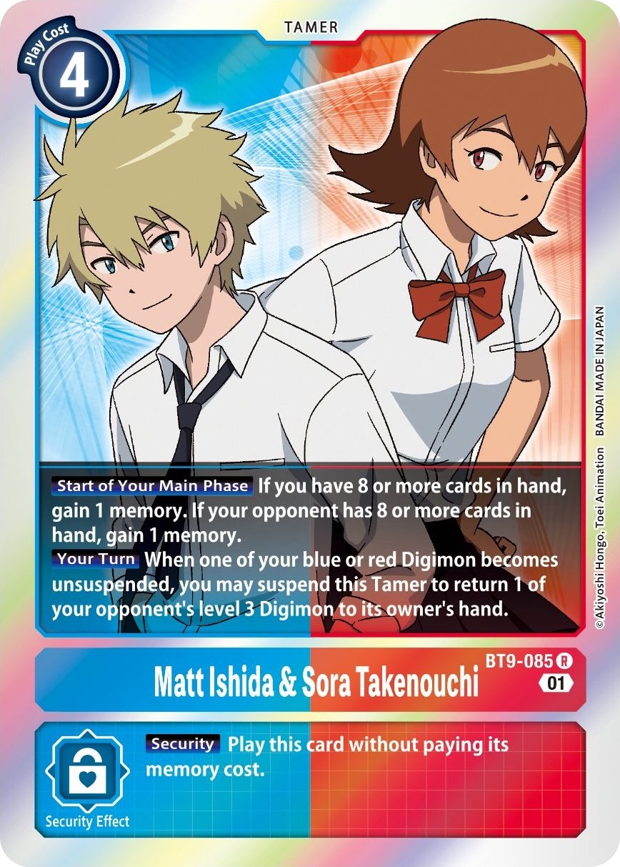 Matt Ishida & Sora Takenouchi [BT9-085] [X Record] | Devastation Store