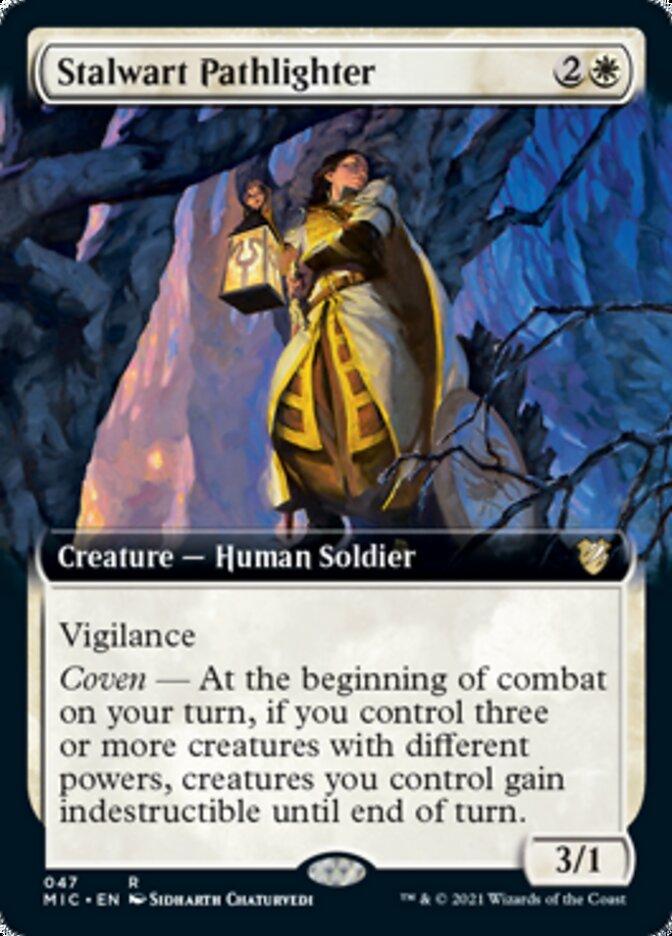 Stalwart Pathlighter (Extended) [Innistrad: Midnight Hunt Commander] | Devastation Store