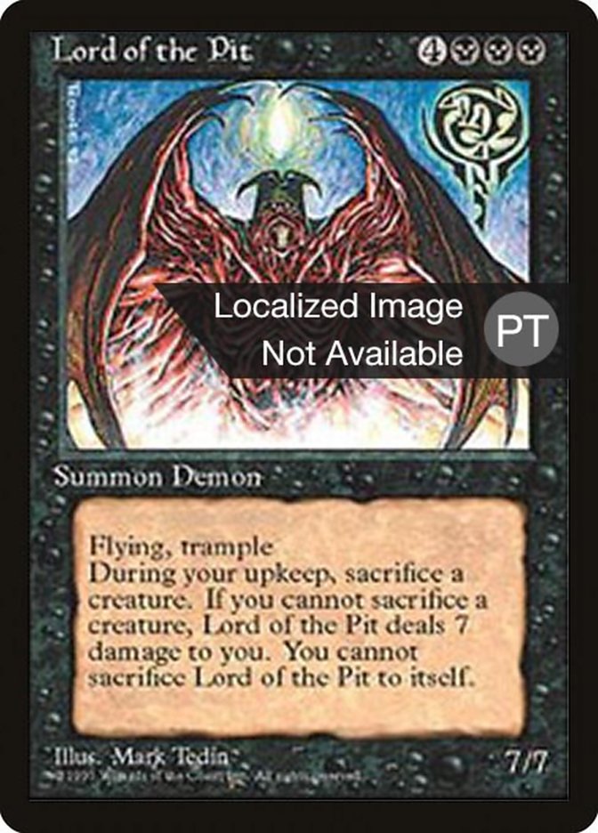 Lord of the Pit [Fourth Edition (Foreign Black Border)] | Devastation Store