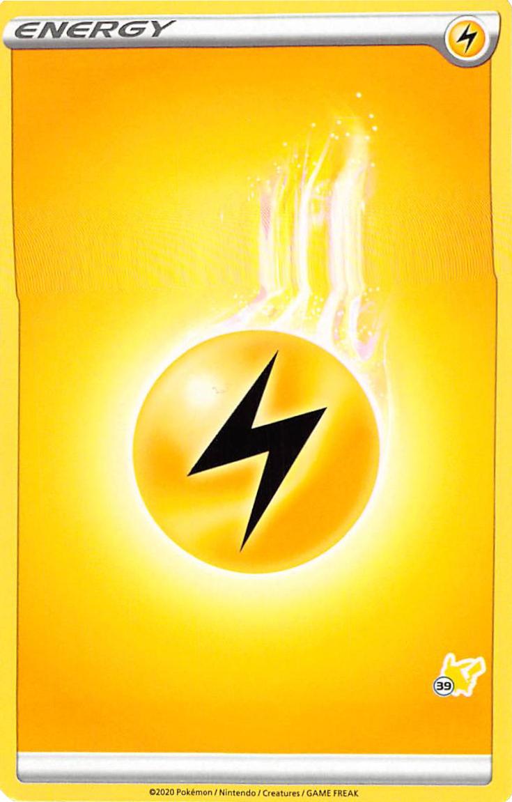 Lightning Energy (Pikachu Stamp #39) [Battle Academy 2022] | Devastation Store