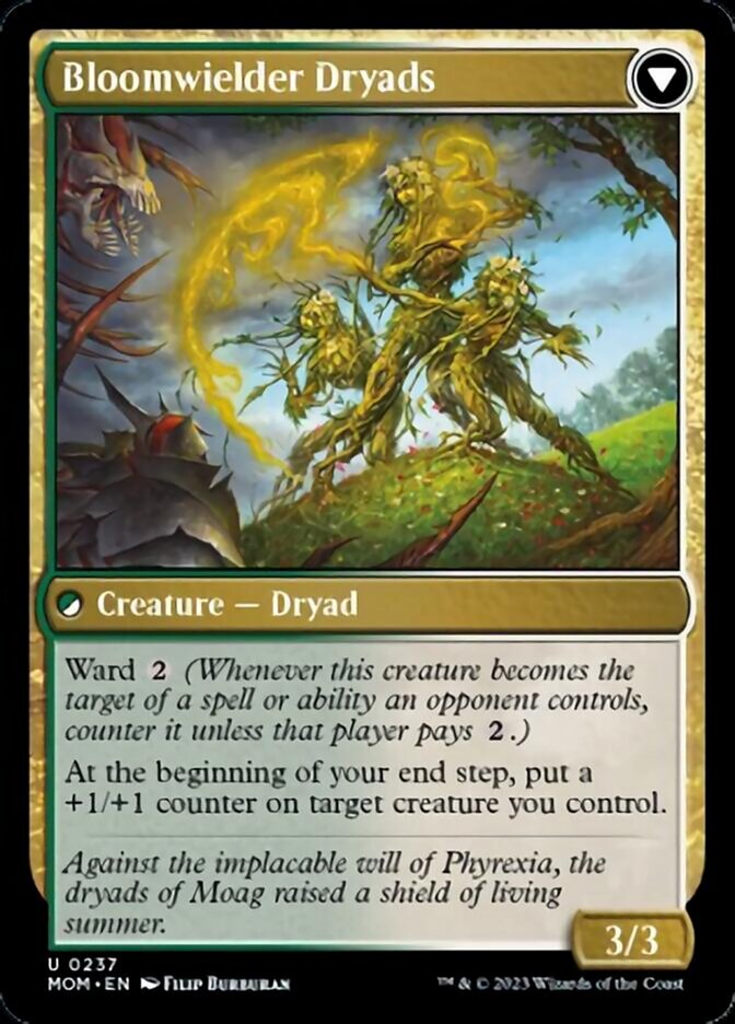 Invasion of Moag // Bloomweaver Dryads [March of the Machine] | Devastation Store