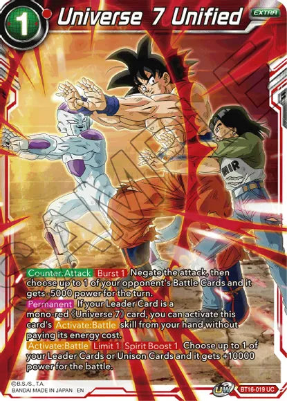 Universe 7 Unified [BT16-019] | Devastation Store