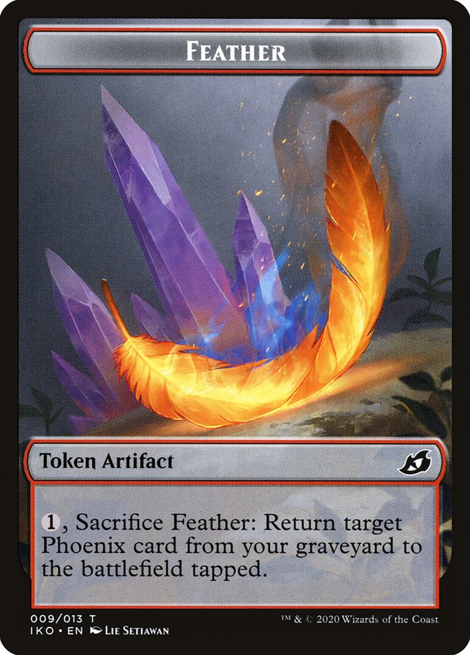 Feather [Ikoria: Lair of Behemoths Tokens] | Devastation Store