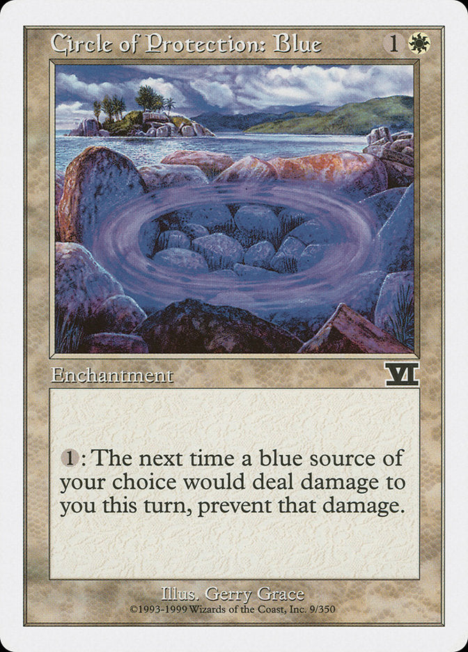 Circle of Protection: Blue [Classic Sixth Edition] - Devastation Store | Devastation Store