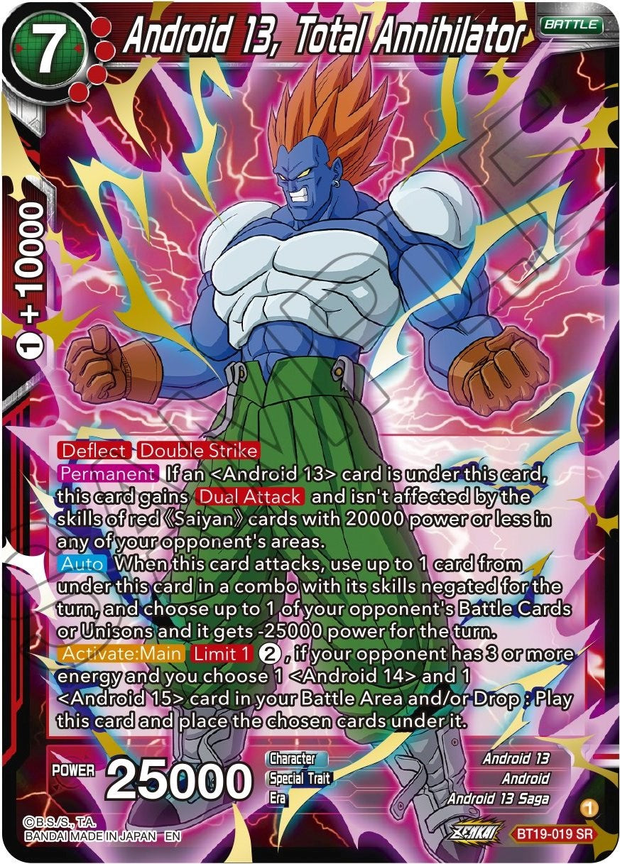 Android 13, Total Annihilator (BT19-019) [Fighter's Ambition] | Devastation Store