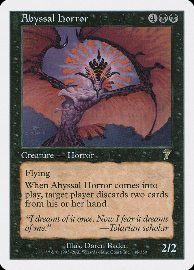 Abyssal Horror [Seventh Edition] | Devastation Store