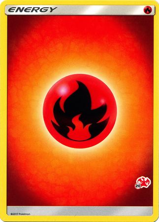 Fire Energy (Charizard Stamp #20) [Battle Academy 2020] | Devastation Store