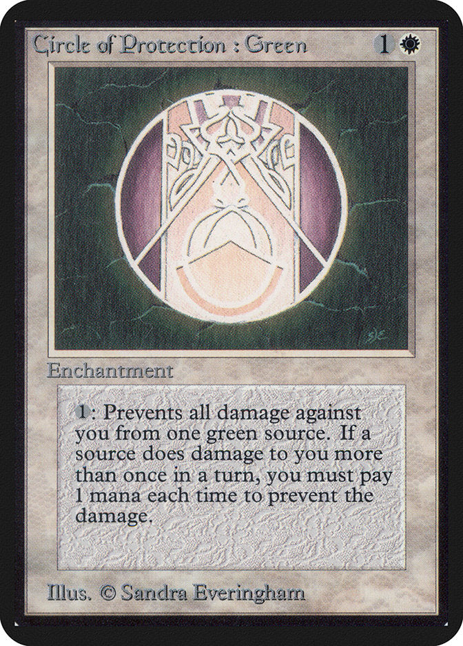 Circle of Protection: Green [Limited Edition Alpha] - Devastation Store | Devastation Store