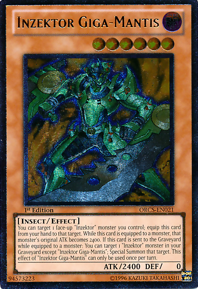 Inzektor Giga-Mantis [ORCS-EN021] Ultimate Rare | Devastation Store