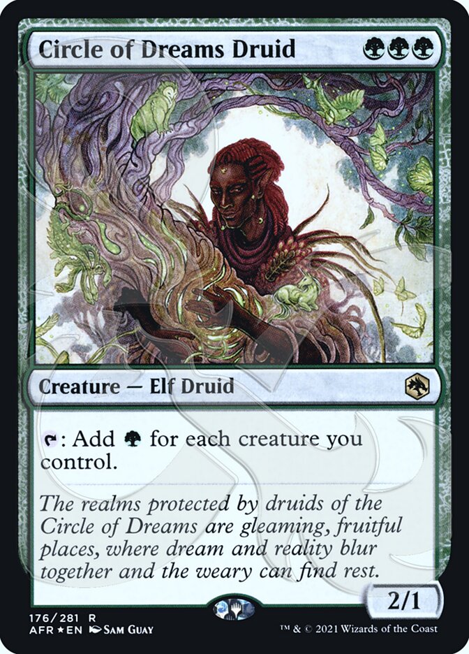 Circle of Dreams Druid (Ampersand Promo) [Dungeons & Dragons: Adventures in the Forgotten Realms Promos] | Devastation Store