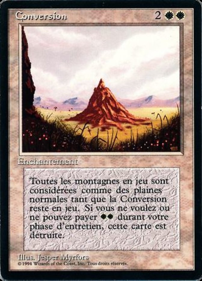 Conversion [Foreign Black Border] | Devastation Store