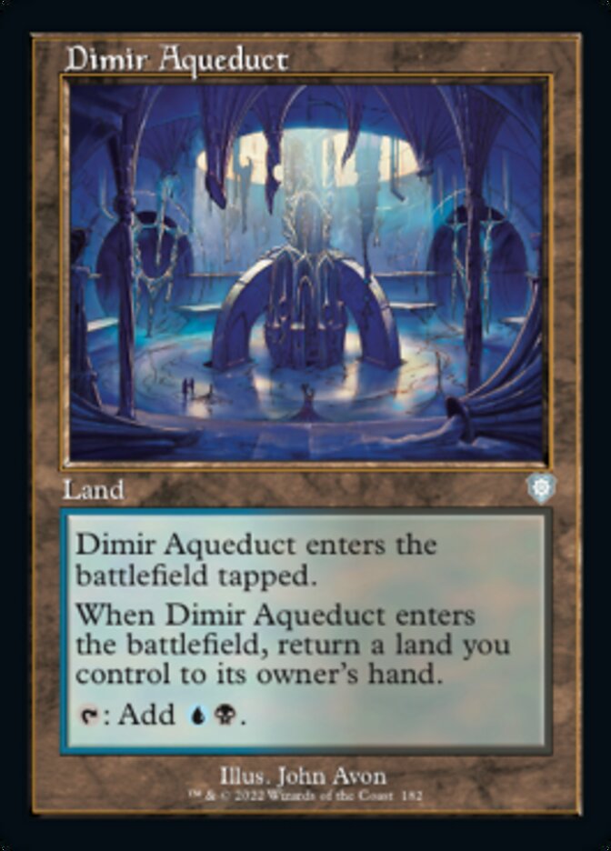 Dimir Aqueduct (Retro) [The Brothers' War Commander] | Devastation Store