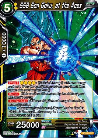 SSB Son Goku, at the Apex (Starter Deck - The Crimson Saiyan) (SD5-03) [Colossal Warfare] | Devastation Store