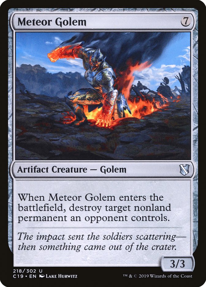 Meteor Golem [Commander 2019] | Devastation Store