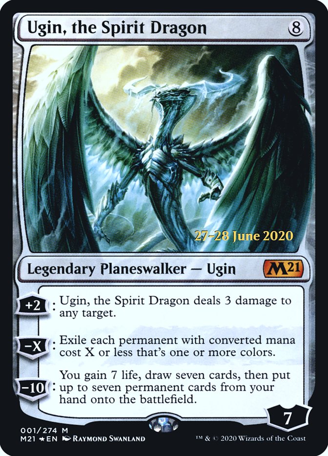 Ugin, the Spirit Dragon  [Core Set 2021 Prerelease Promos] | Devastation Store