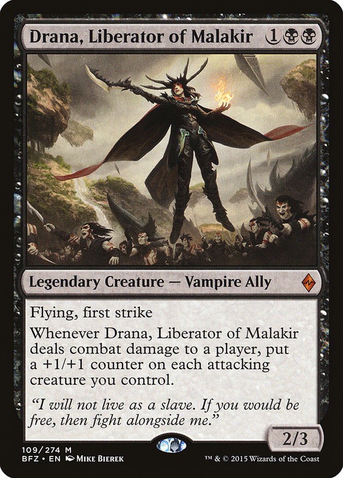 Drana, Liberator of Malakir [Battle for Zendikar] | Devastation Store