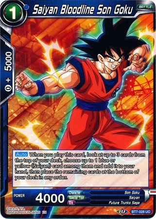 Saiyan Bloodline Son Goku [BT7-028] | Devastation Store