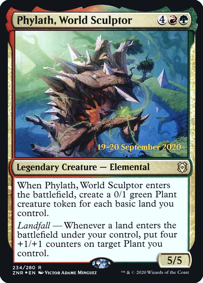 Phylath, World Sculptor [Zendikar Rising Prerelease Promos] | Devastation Store