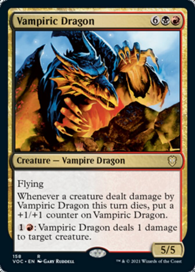 Vampiric Dragon [Innistrad: Crimson Vow Commander] | Devastation Store