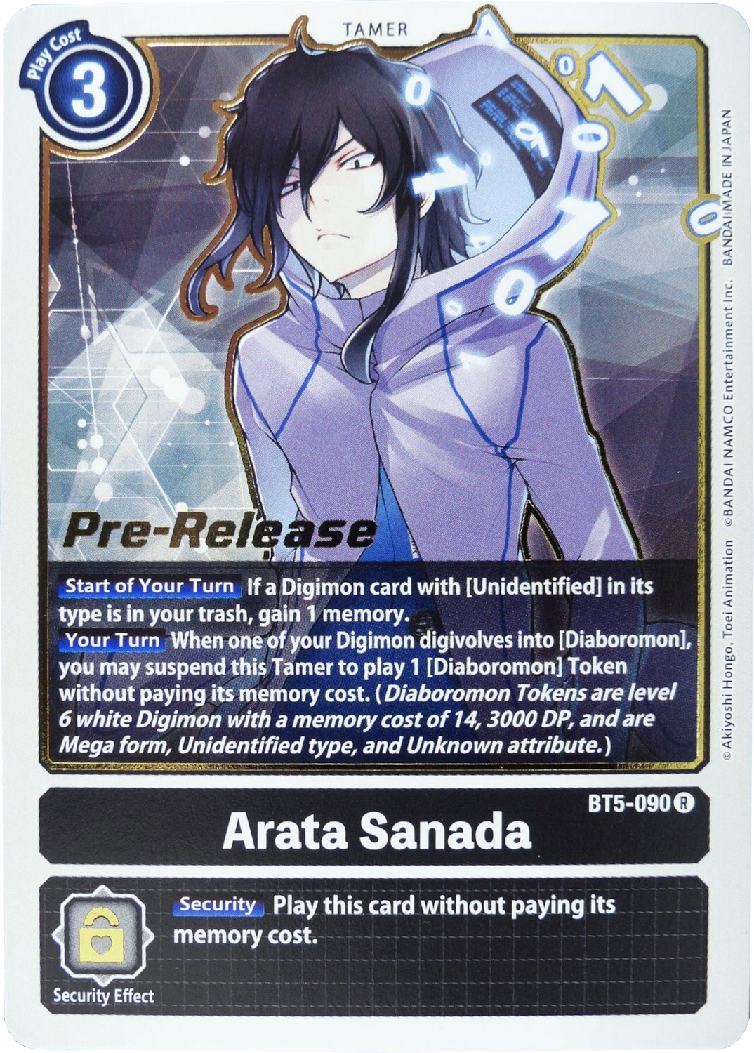 Arata Sanada [BT5-090] [Battle of Omni Pre-Release Promos] | Devastation Store