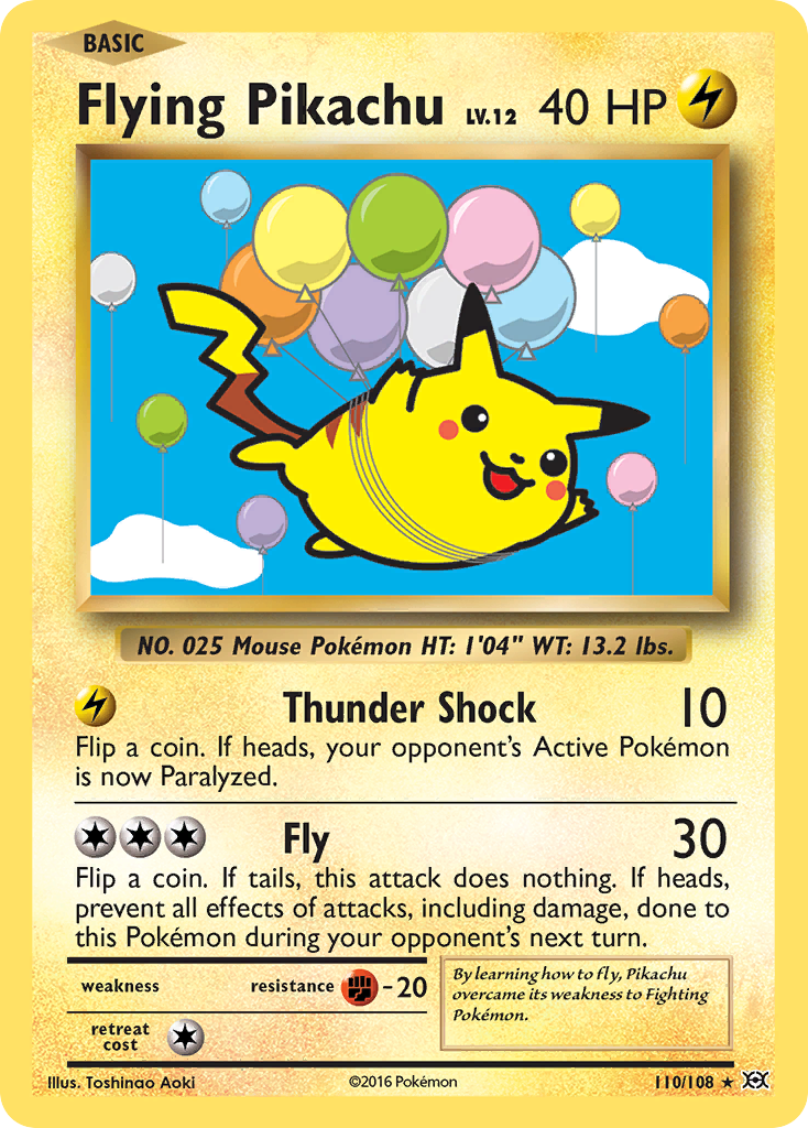 Flying Pikachu (110/108) [XY: Evolutions] | Devastation Store