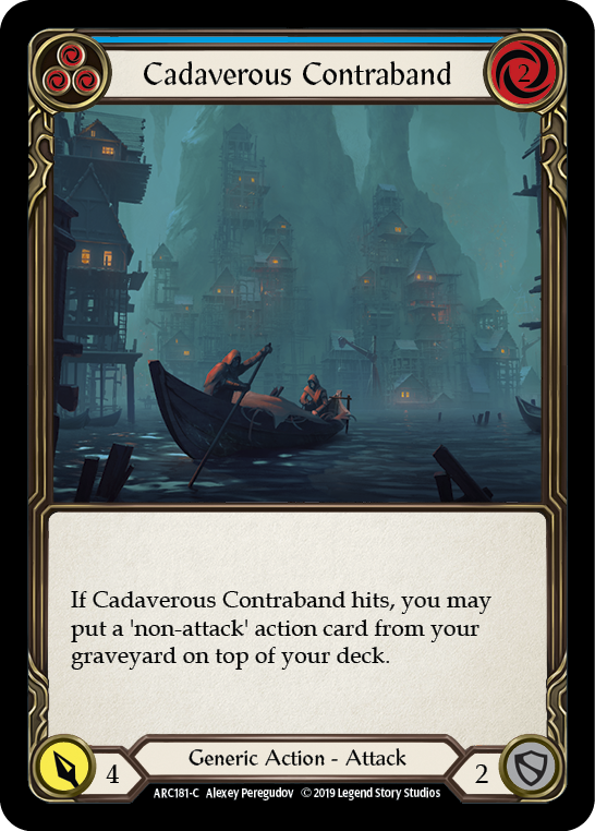 Cadaverous Contraband (Blue) [ARC181-C] 1st Edition Normal - Devastation Store | Devastation Store