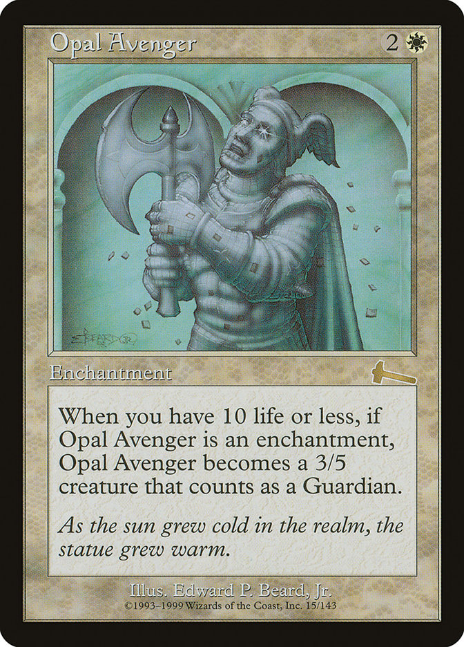 Opal Avenger [Urza's Legacy] | Devastation Store