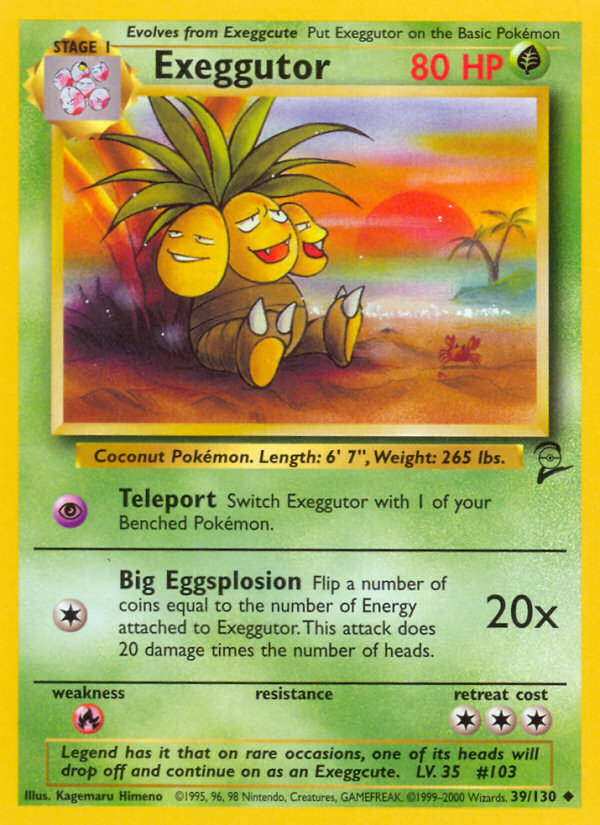 Exeggutor (39/130) [Base Set 2] | Devastation Store