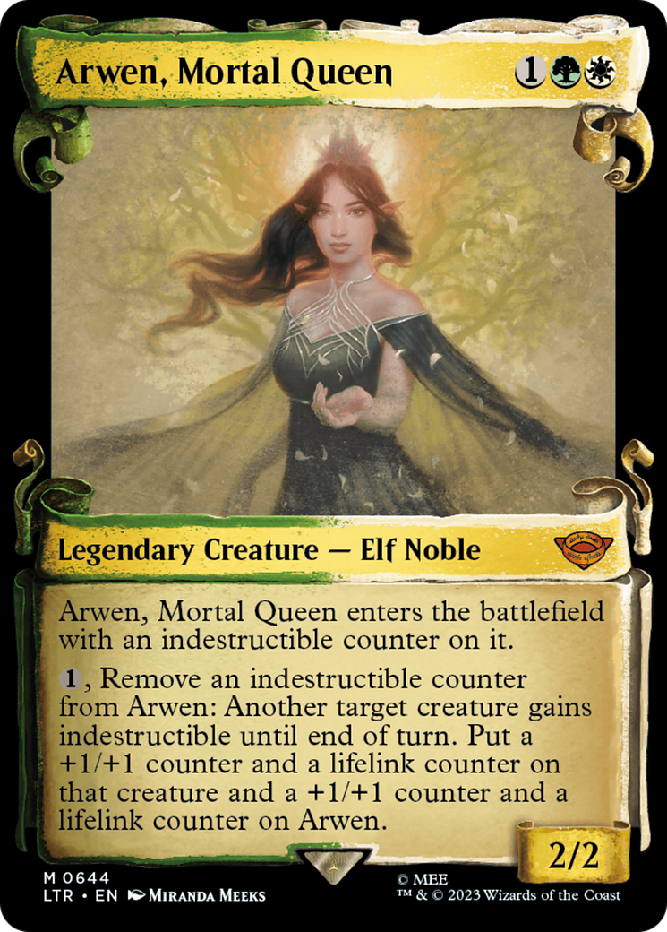 Arwen, Mortal Queen [The Lord of the Rings: Tales of Middle-Earth Showcase Scrolls] | Devastation Store