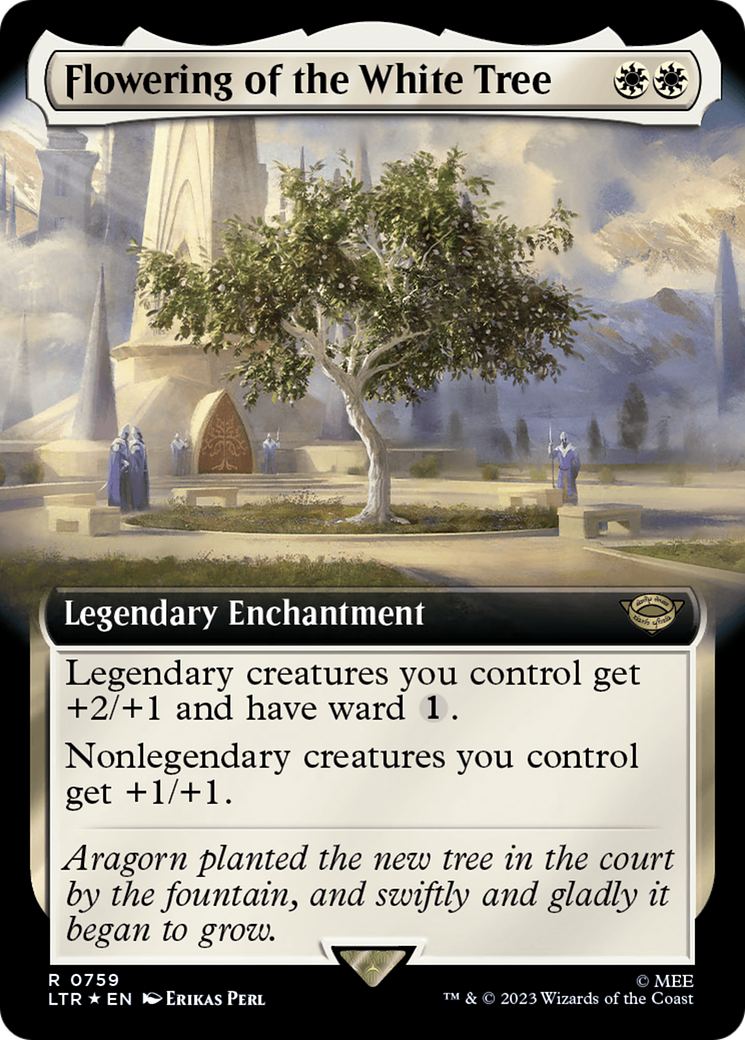 Flowering of the White Tree (Extended Art) (Surge Foil) [The Lord of the Rings: Tales of Middle-Earth] | Devastation Store